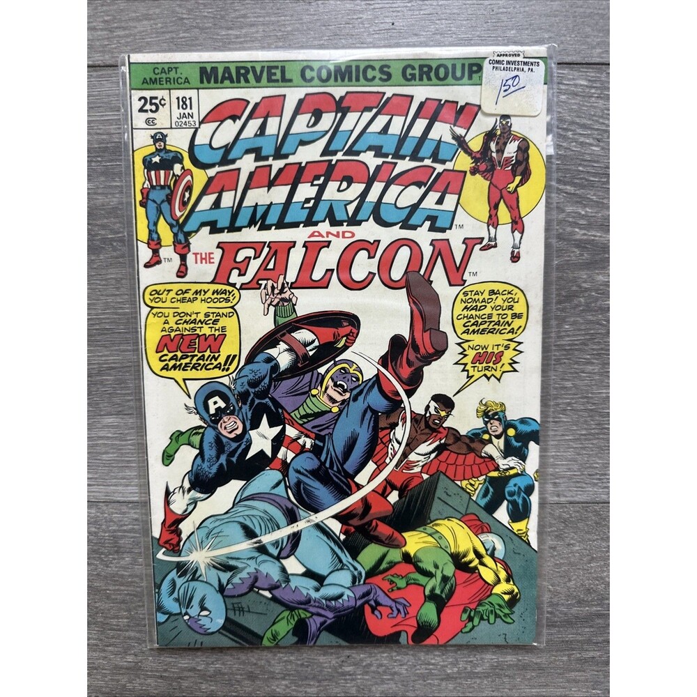 Captain America  #181   Falcon  2nd Nomad  Serpent Squad